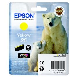 Cartouche d'origine Epson C13T26144010 / 26 - jaune