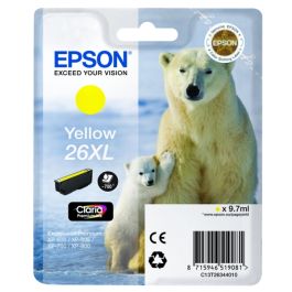 Cartouche d'origine Epson C13T26344012 / 26XL - jaune