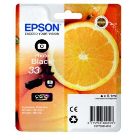 Cartouche d'origine Epson C13T33614022 / 33XL - noire