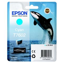 Cartouche d'origine Epson C13T76024010 / T7602 - cyan