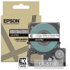 Ruban cassette d'origine Epson C53S672069 / LK-5TWJ - transparent, blanc