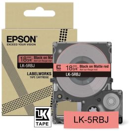 Ruban cassette d'origine Epson C53S672072 / LK-5RBJ - noir, rouge