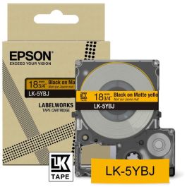 Ruban cassette d'origine Epson C53S672075 / LK-5YBJ - noir, jaune
