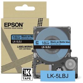 Ruban cassette d'origine Epson C53S672081 / LK-5LBJ - noir, bleu