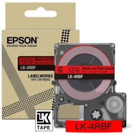Ruban cassette d'origine Epson C53S672099 / LK-4RBF - noir, rouge