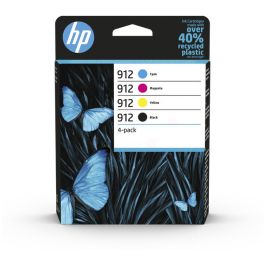 HP cartouches d'origines 6ZC74AE / 912 - multipack 4 couleurs : noire, cyan, magenta, jaune