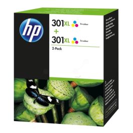HP cartouche d'origine D8J46AE / 301XL - multicouleur - pack de 2