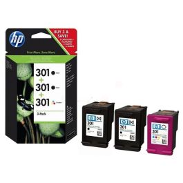 HP cartouches d'origines E5Y87EE / 301 - multipack 3 couleurs : noire, multicouleur
