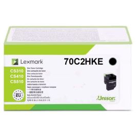 Toner d'origine Lexmark 70C2HKE / 702HK - noir