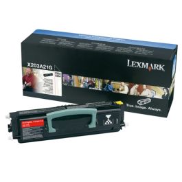 Toner d'origine Lexmark X203A21G - noir