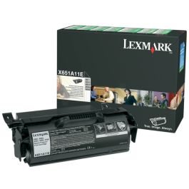 Toner d'origine Lexmark X651A11E - noir