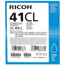 Cartouche d'origine Ricoh 405766 / GC-41 CL - cyan
