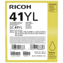 Cartouche d'origine Ricoh 405768 / GC-41 YL - jaune