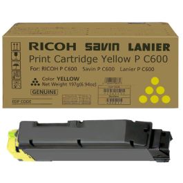 Toner d'origine Ricoh 408317 / P C600 - jaune