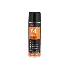 3M Colle aérosol pour mousse FoamFast 74, 500 ml, orange