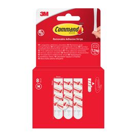 3M Command Paquet de recharge languettes adhésives, blanc