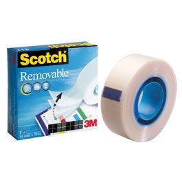 3M Scotch Ruban adhésif Removable 811, 19 mm x 33 m