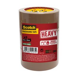 3M Scotch Ruban adhésif d'emballage HEAVY, 50 mm x 66 m