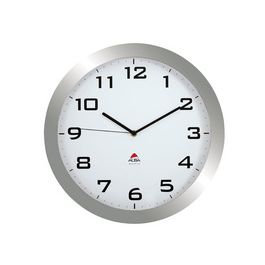 ALBA Horloge murale "HORISSIMO", montre à quartz, argent