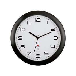 ALBA Horloge murale radiopilotée "HORNEWRC N", noir