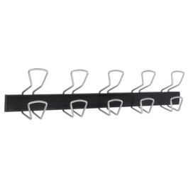 ALBA Portemanteau mural "PRO5", 5 crochets, gris/noir
