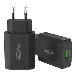 ANSMANN Chargeur secteur USB HOME CHARGER HC1180QC, noir