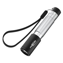 ANSMANN Lampe de poche LED, Daily Use 50B, argent/noir