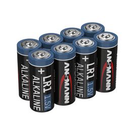ANSMANN Pile alcaline LR1, 1,5 V, en lot de 8