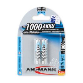 ANSMANN Pile rechargeable NiMH Premium, Micro AAA, 1.000 mAh