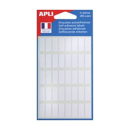 APLI Etiquette multi-usage, 8 x 20 mm, blanc