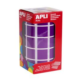 APLI Kids Gommette de couleur "carré", en rouleau, lila