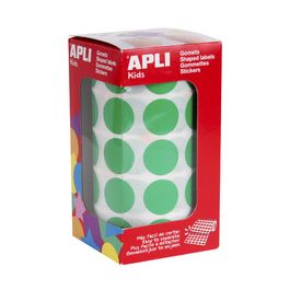 APLI Kids Gommette de couleur en rouleau, vert