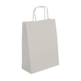 APLI Sac en papier, kraft, grand, blanc
