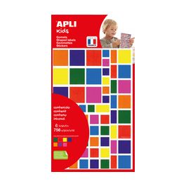 APLI kids Gommettes "Carré", en sachet
