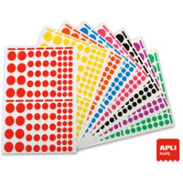 APLI kids Gommettes "Rond", grand conditionnement