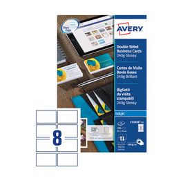 AVERY Cartes de visite Quick&Clean, 260 g/m2, blanc mat