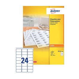 AVERY Etiquette pour photocopieur, 105 x 58 mm, blanc
