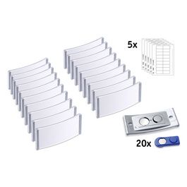 AVERY&#x20;Zweckform&#x20;Badge,&#x20;70&#x20;x&#x20;30&#x20;mm,&#x20;set&#x20;de&#x20;20,&#x20;argent