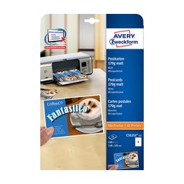 AVERY Zweckform Cartes postales 170 g/m2, (L)148 x (H)105 mm