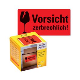 AVERY Zweckform Etikettenrolle "Vorsicht zerbrechlich!"
