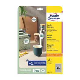 AVERY Zweckform Etiquette d'identification, diamètre: 40 mm