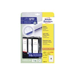 AVERY Zweckform Etiquette dos de classeur, 38 x 192 mm,blanc