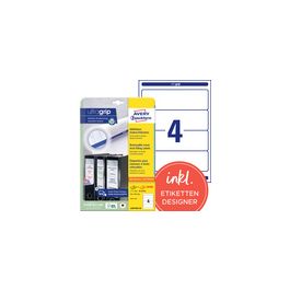 AVERY Zweckform Etiquette pour dos de classeur, 59 x 192 mm