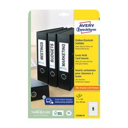 AVERY Zweckform Etiquette pour dos de classeurs, 50 x 146 mm