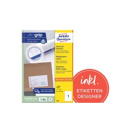 AVERY Zweckform Etiquette universelle, 48 x 21 mm, blanc