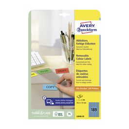 AVERY Zweckform Etiquette universelle, 63,5 x 33,9 mm, vert