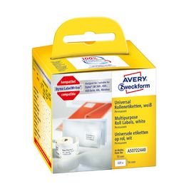 AVERY Zweckform Etiquettes en rouleau 101 x 54mm, blanc