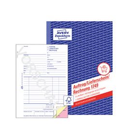 AVERY Zweckform Formularbuch "Auftrag/Lieferschein/Rechnung"