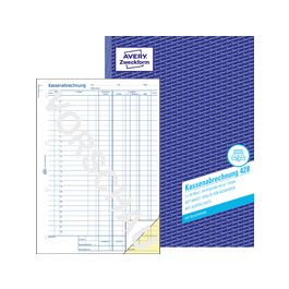 AVERY Zweckform Formularbuch "Kassenabrechnung", A4