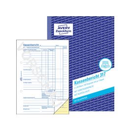 AVERY Zweckform Formularbuch "Kassenbericht", A5